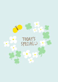 Lucky clover butterfly wreath20 Japan