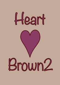 heart brown2 japan