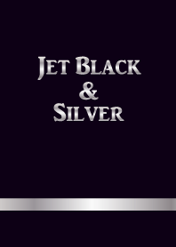 Jet Black & Silver