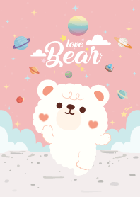Bear Love Galaxy Pink