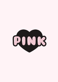 PASTEL PINK & BLACK[SIMPLE]