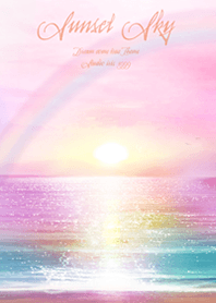 Sunset sky Healing beach+