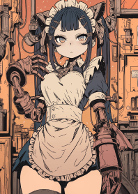 Steampunk little maid 1