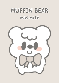 muffin bear mini cute