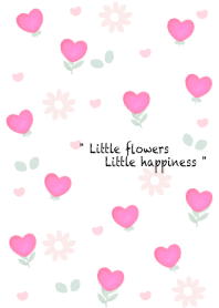 Purple heart flowers 5