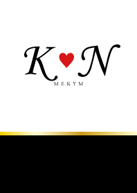 Love Initial K&N イニシャル 3