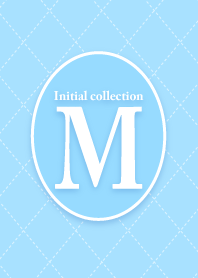 Initial collection -simple blue M-