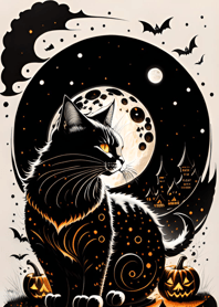 halloween cat c7Ea2A