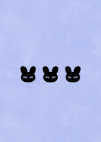 sleeping rabbit.(black3-08)