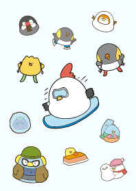 でぶどりたちの冬