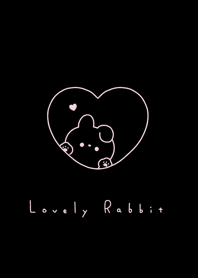 กระต่ายและหัวใจ / black pink