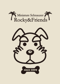 シュナウザー犬ロッキーと仲間たちコミカル