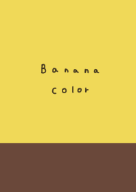 Banana color.
