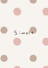 大人可愛いくすみ水玉。