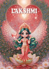 Lakshmi, wealth overflowing the sky,