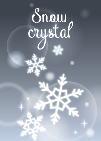 Snow crystal(silver)@Winter Feature