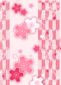 2022年恋愛運アップ♡桜と和柄 ピンクver.