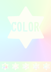 beige color rainbow  S17