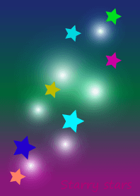 Starry stars gradation
