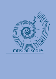 musicalscore Fountain Blue