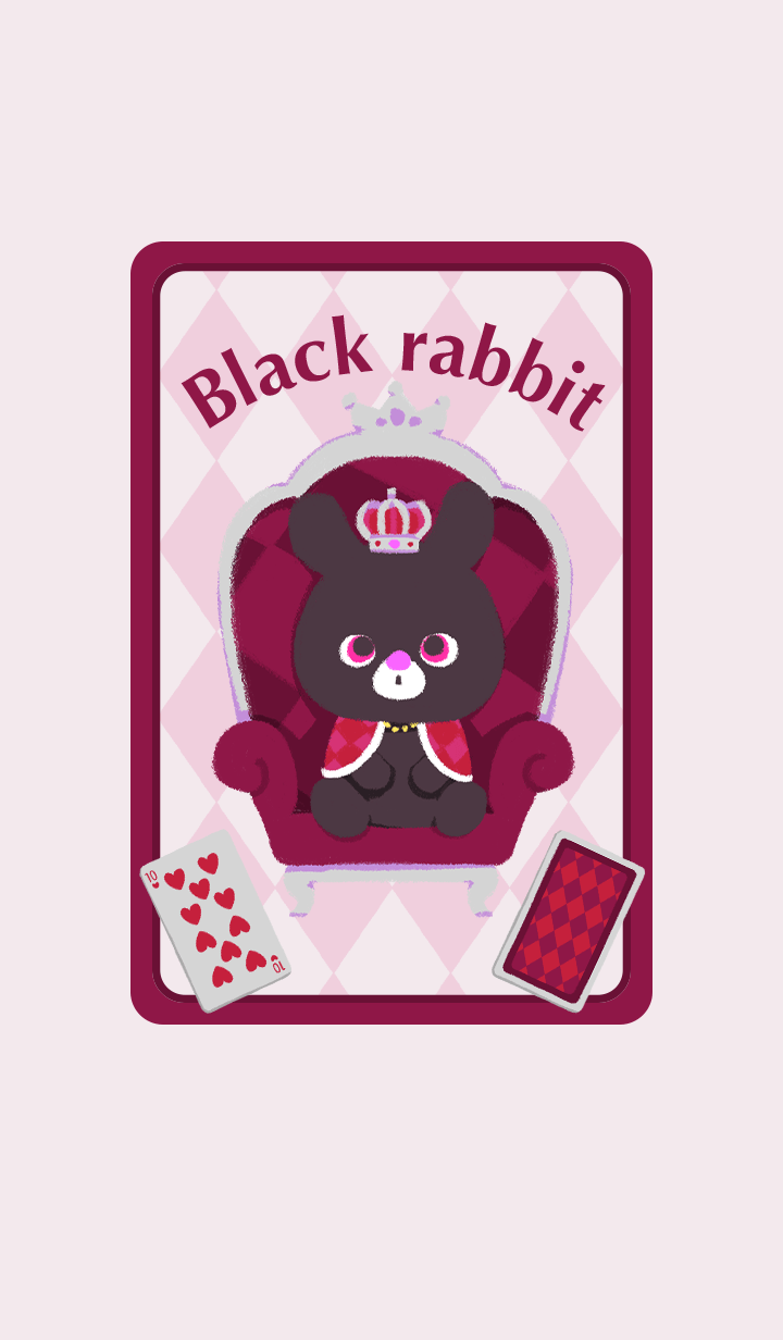 A black rabbit is pretty