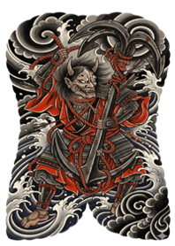 Irezumi Design of Taira no Tomomori