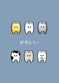 我的你的他的可愛牙齒(夏日藍)