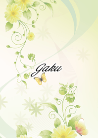 Gaku Butterflies & flowers