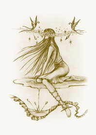 Surreal, beautiful fairy "ana"