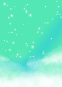 閃亮天空(翡翠綠色)