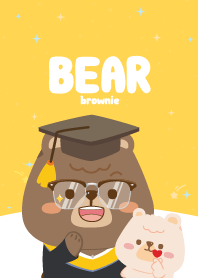 Brownie Bear Cute Yellow