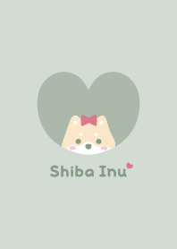 ชิบะอินุ2ริบบิ้น[พิสตาชิโอ กรีน]