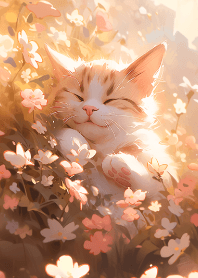 Cute lazy kitten