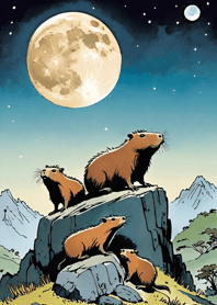 Ukiyo-e - Capybara 5AeFe8