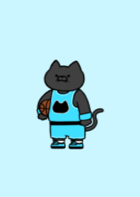 Basketball black cat 06.
