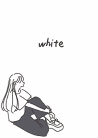 ◉オシャレかっこよ女の子◉White2