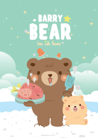 Barry Bear Seaside Green