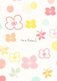 Spring watercolor circle5 from Japan