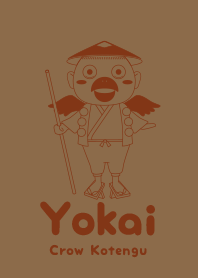 Yokai Crow Kotengu Brick red