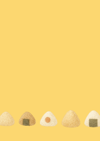 onigiri02 on light yellow