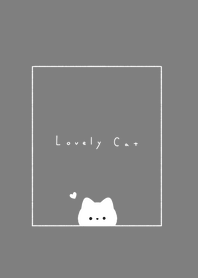 แมวสีขาว / gray black
