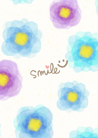 Watercolor Flower Blue8 from Japan