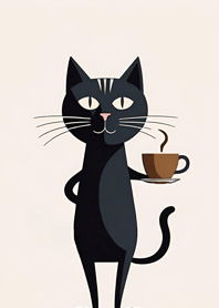 Cats and coffee   af0412