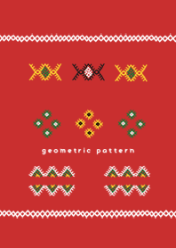 かわいい幾何学柄