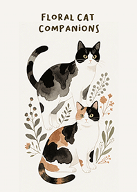 Floral Cat Companions.
