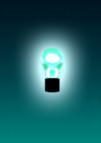Green Blue Light Bulb