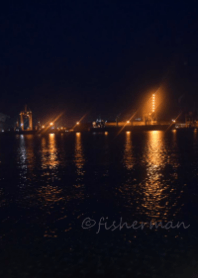工場の夜景