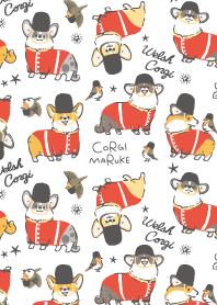 Corgi Maruke(robins with corgis )