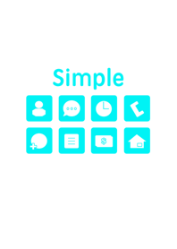 Simple Icon with White No.1-10