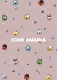 daruma-neko / rose pink